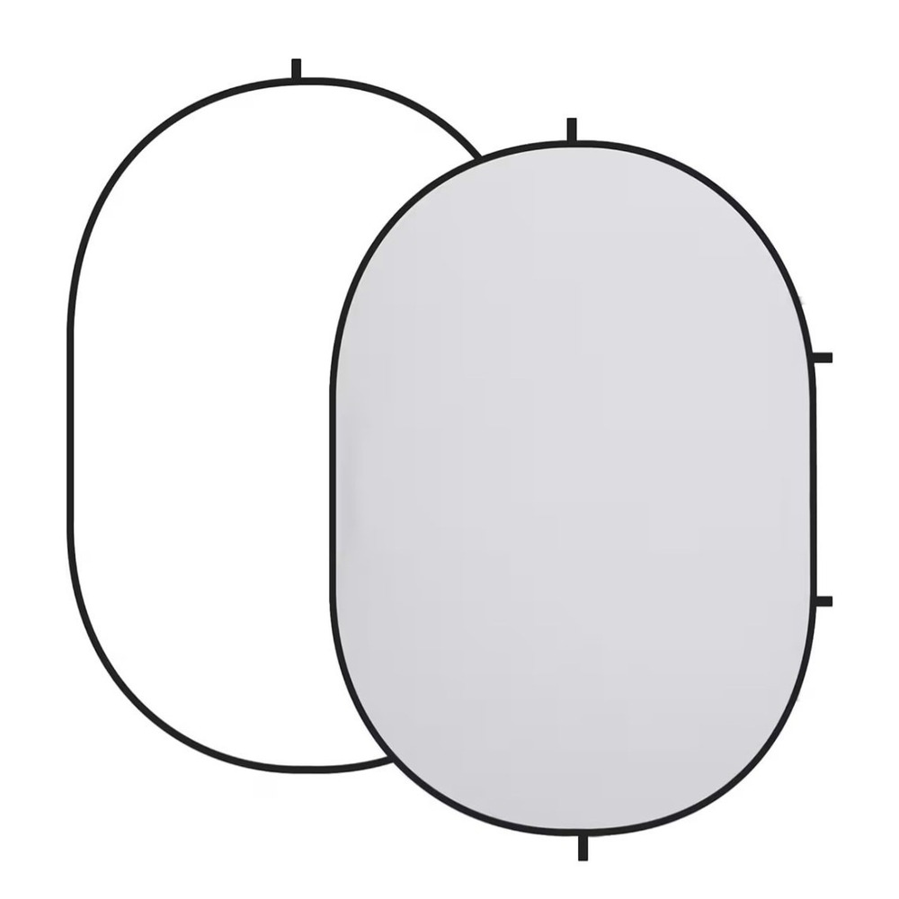 Kate 5x6.5 Ft. Collapsible Backdrop White & Grey Professional Photography